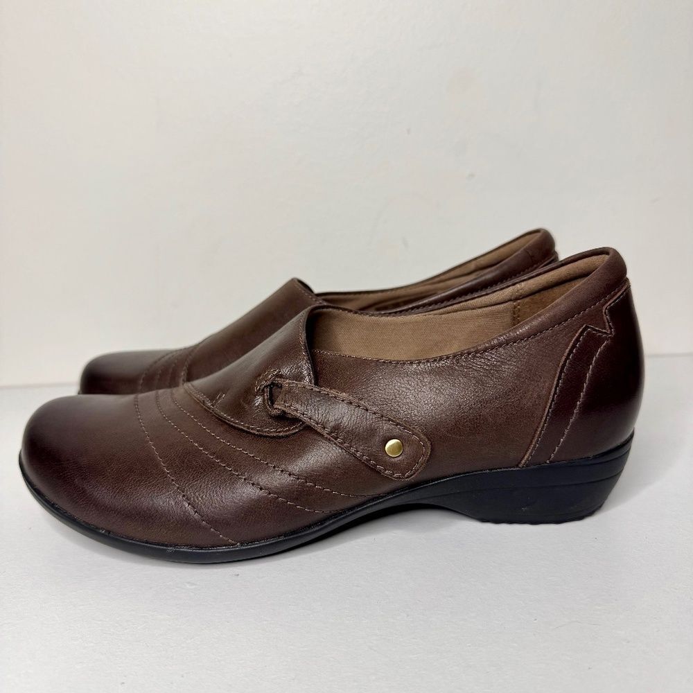 Dansko Franny Brown Leather Loafer Slip On Comfort Shoes | Size 36